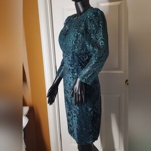 VINTAGE DRESS Frederick's of Hollywood, Juniors "L", Emerald green